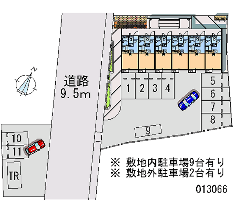 13066 Monthly parking lot