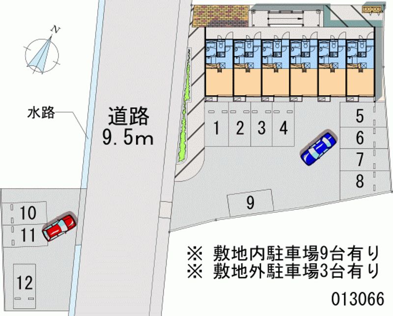 レオパレスセゾン 月極駐車場