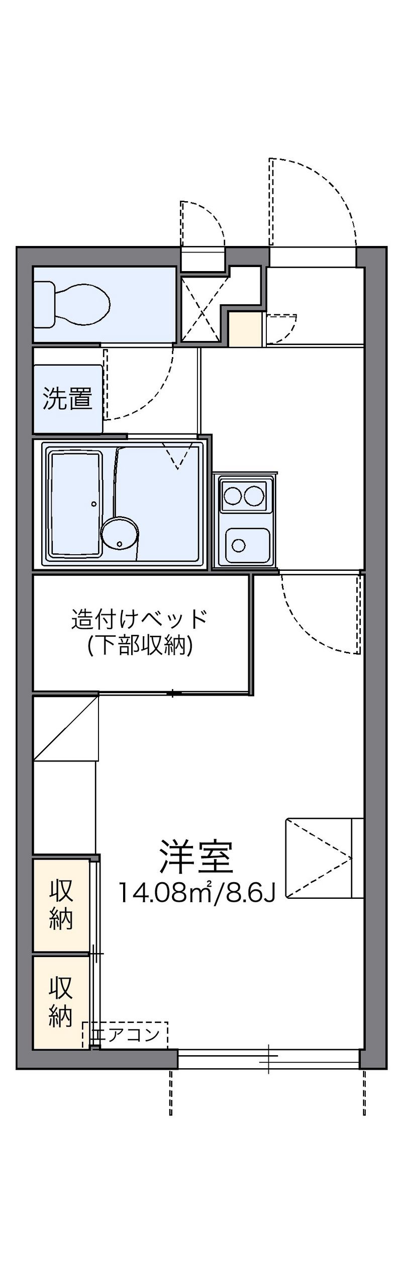 レオパレスＳＥＥＤ 間取図