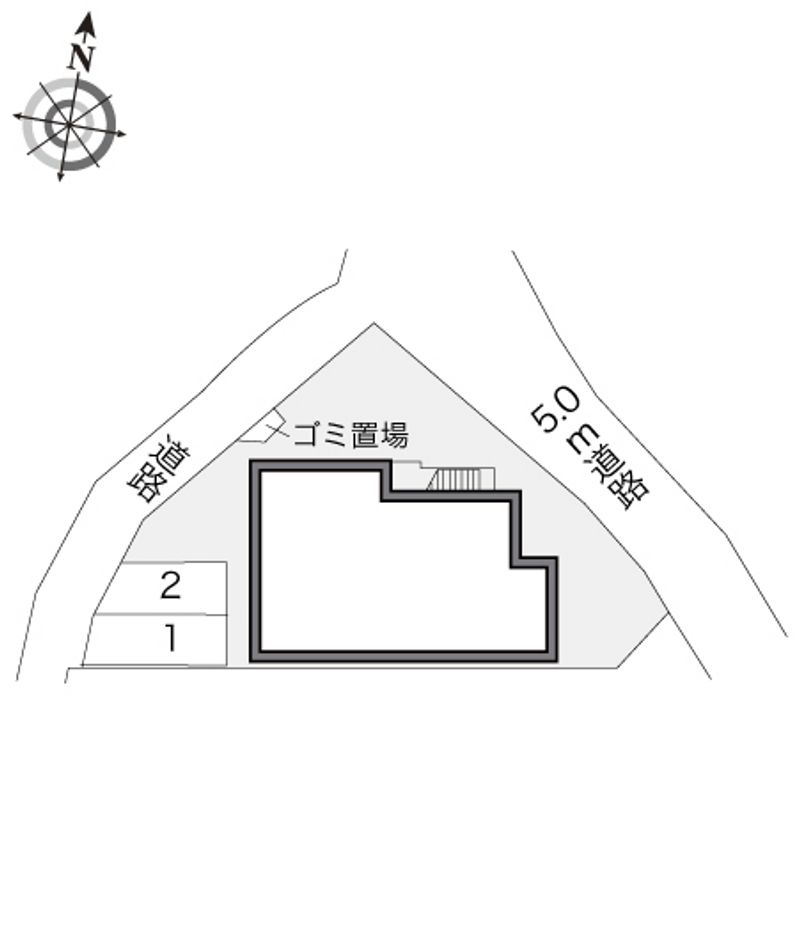 レオパレスＲａｆｆｉｎｅｅ 配置図