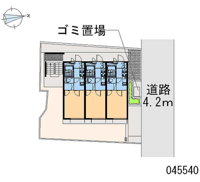 レオパレス宮前 区画図