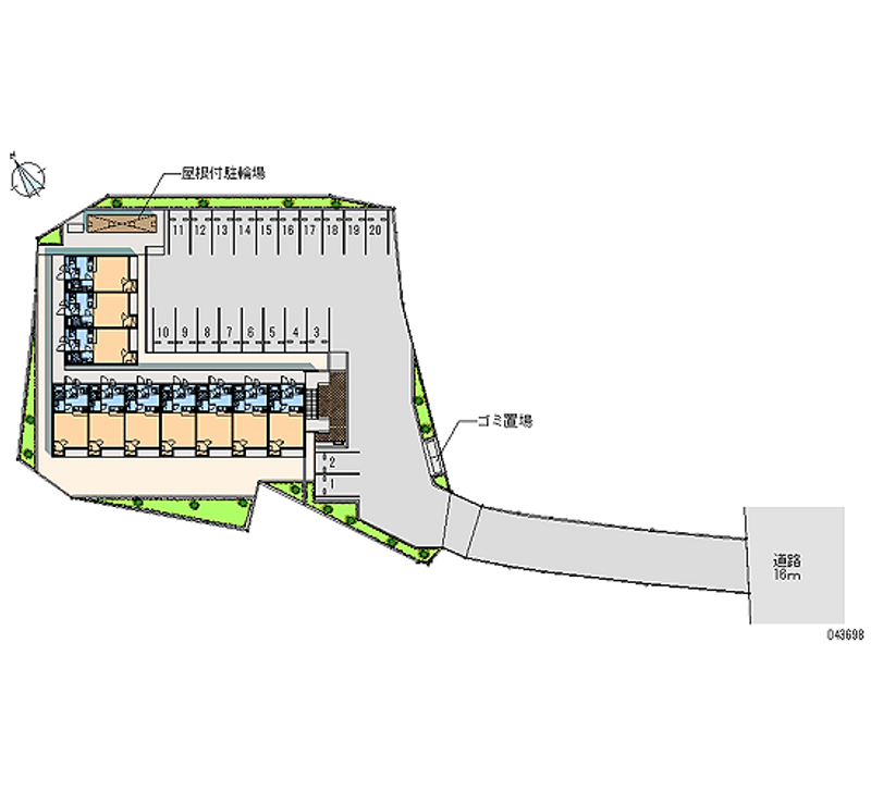 43698 Monthly parking lot