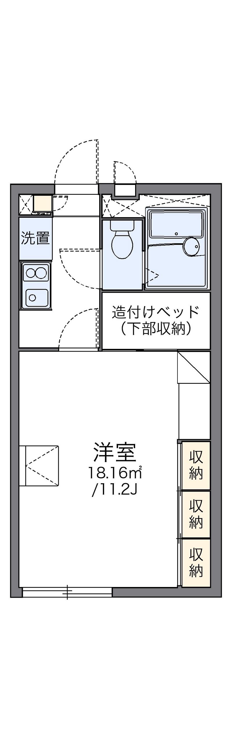 レオパレスＷｉｎｇＶａｌｌｅｙ 間取図