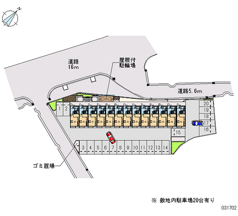 31702 Monthly parking lot