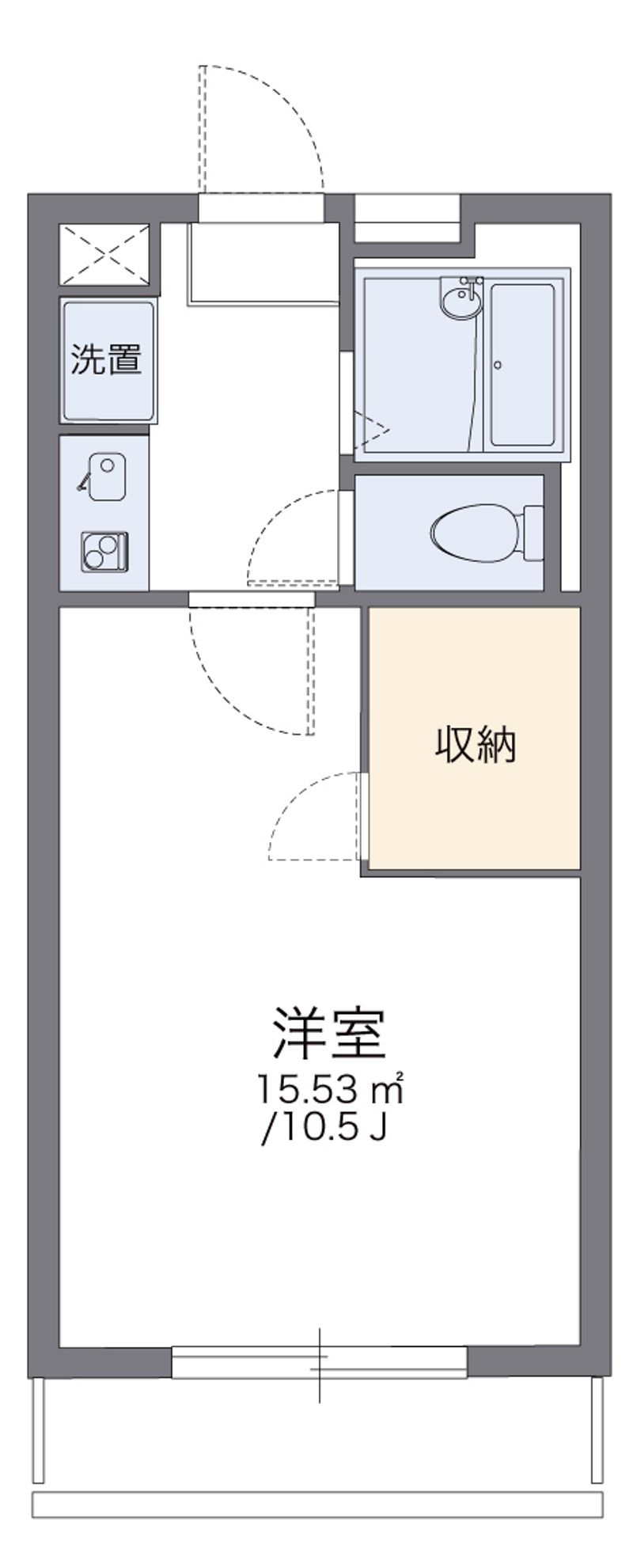 レオパレスＩＺＵＭＩ 間取図