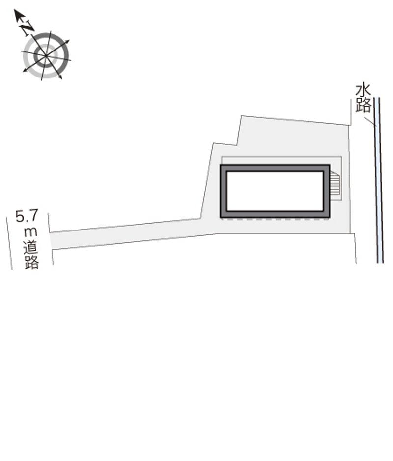 レオパレス五福 配置図