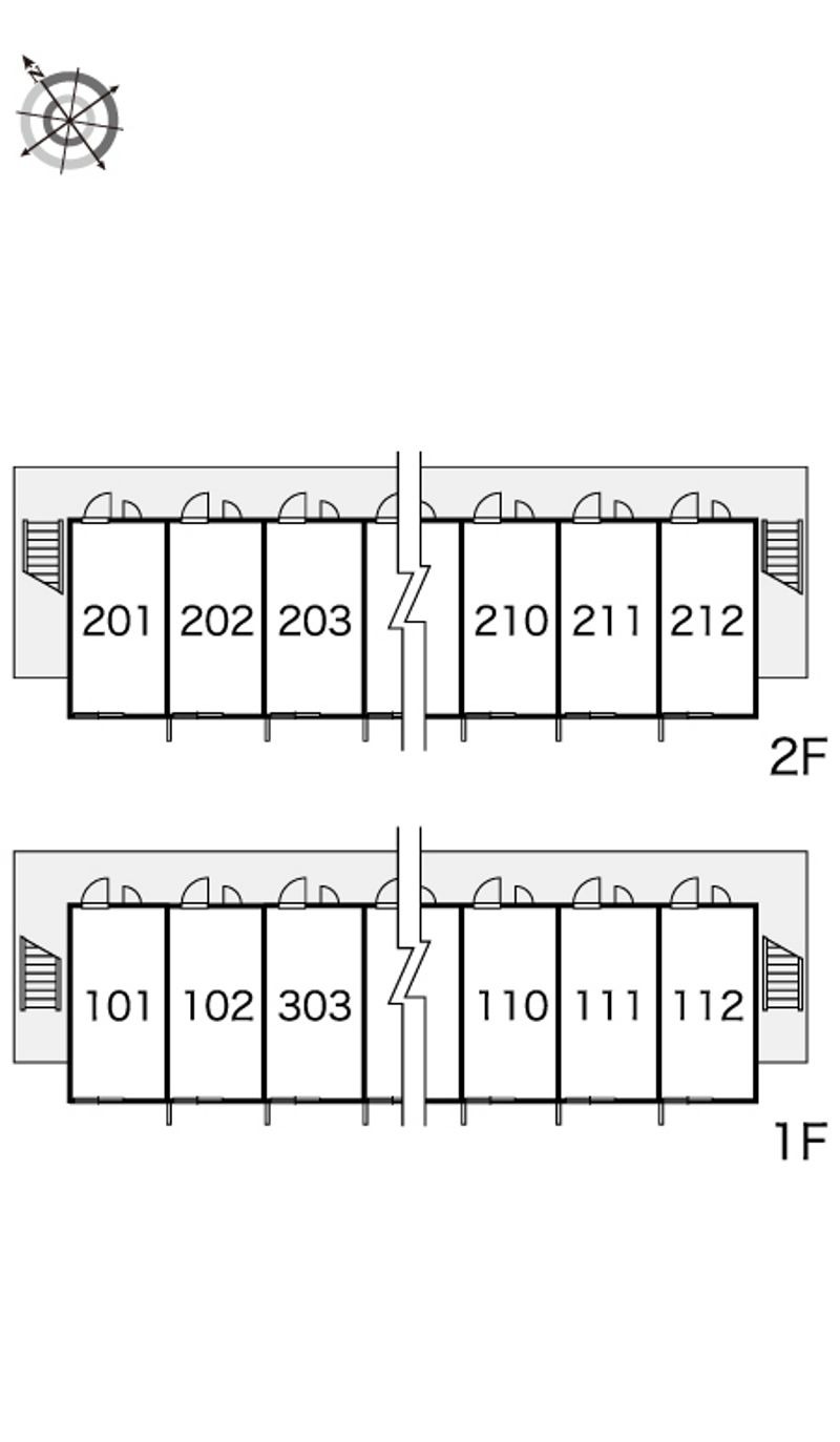 レオネクストＭ５５ 間取配置図