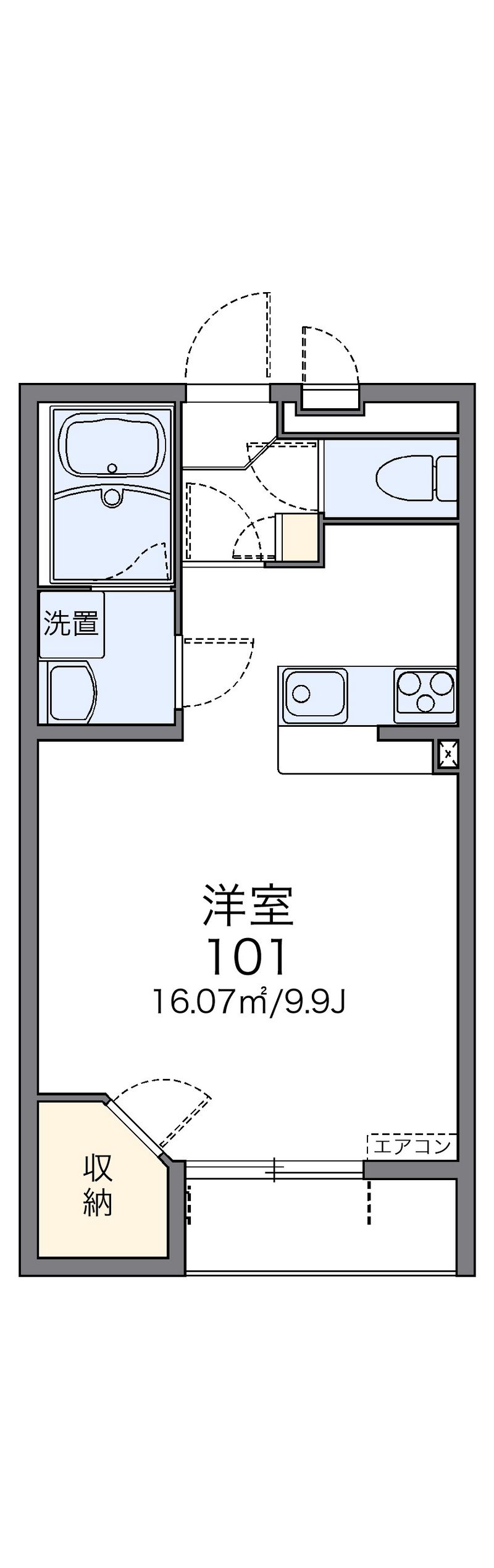 レオネクストデルフィⅡ 間取図