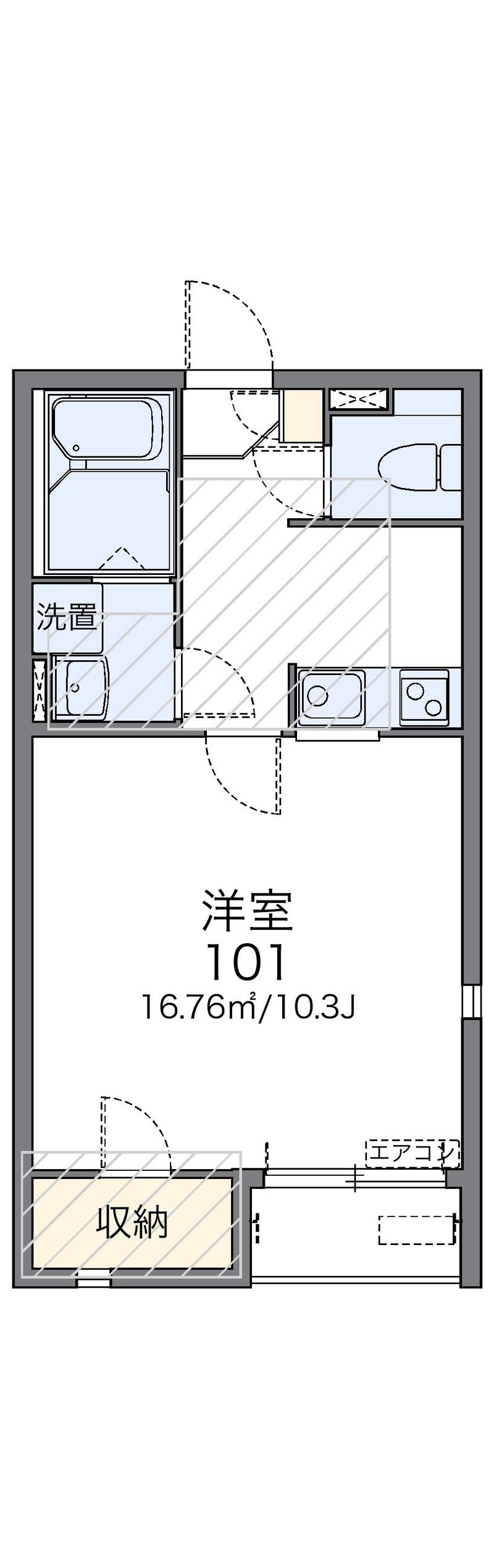 レオネクストももの木 間取図
