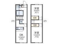 レオパレスヴィラパルク弐番館 間取り図