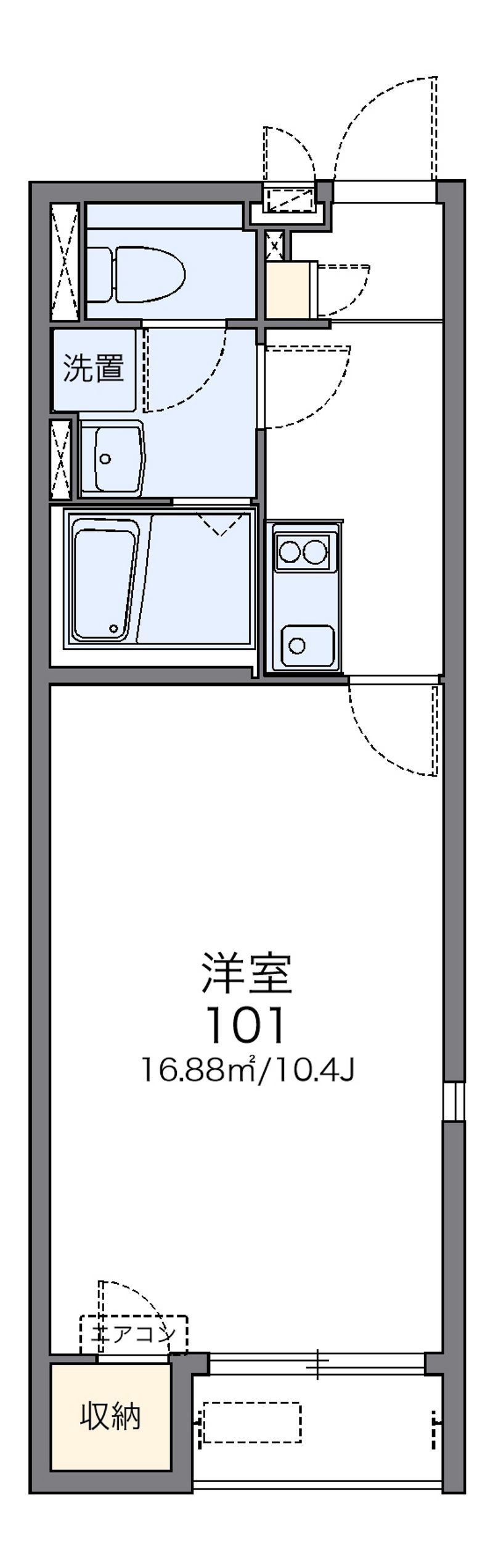 レオネクストグリーチネ 間取図