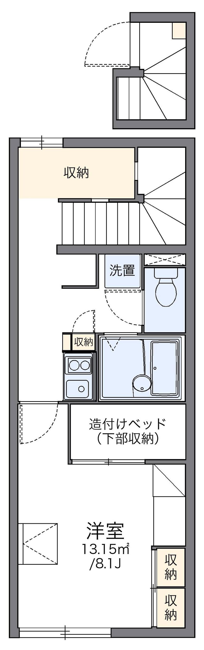 レオパレス大垣Ⅲ 間取図