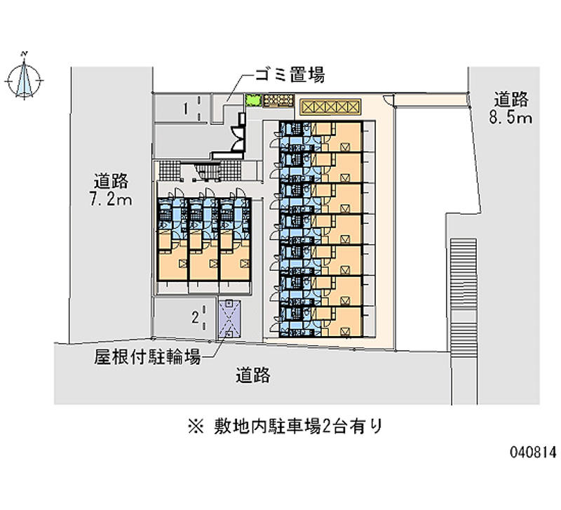 レオパレスファンソ 月極駐車場