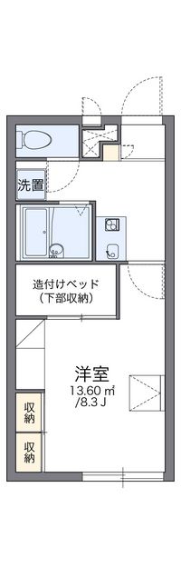 レオパレスアーク 間取り図