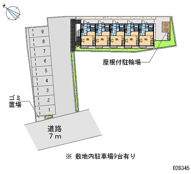 28345月租停車場