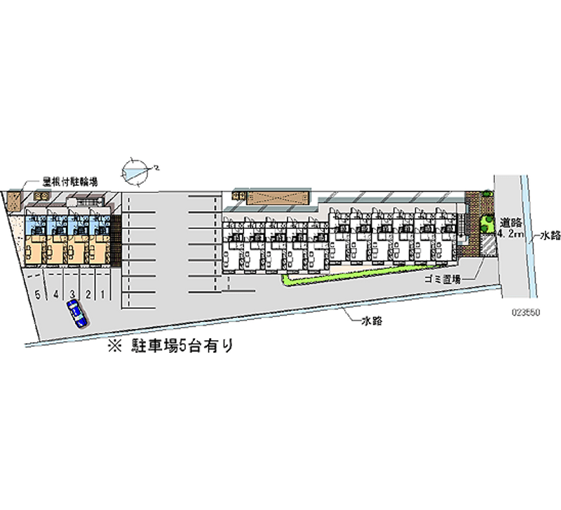 23550 bãi đậu xe hàng tháng