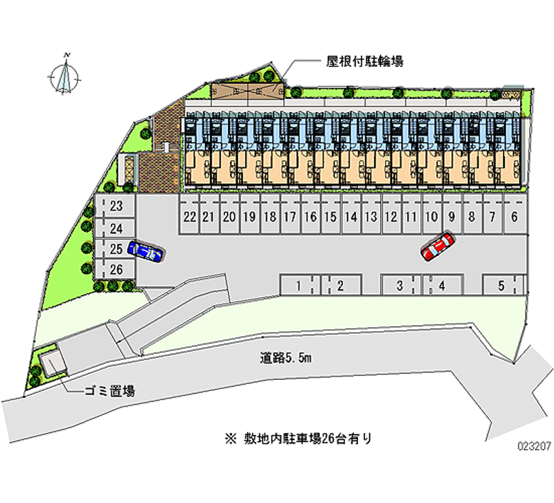 23207 Monthly parking lot