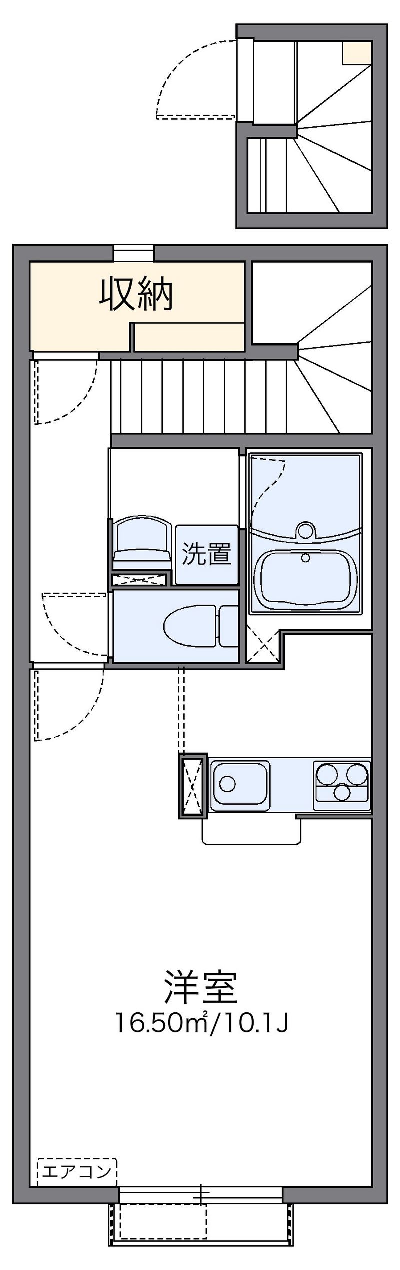 レオネクストフローラ南館 間取図