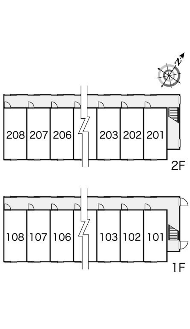 レオパレスパル 間取配置図