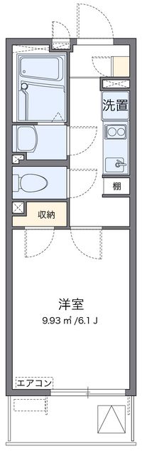 レオネクストＴ　ヴィルヌーブⅤ 間取り図