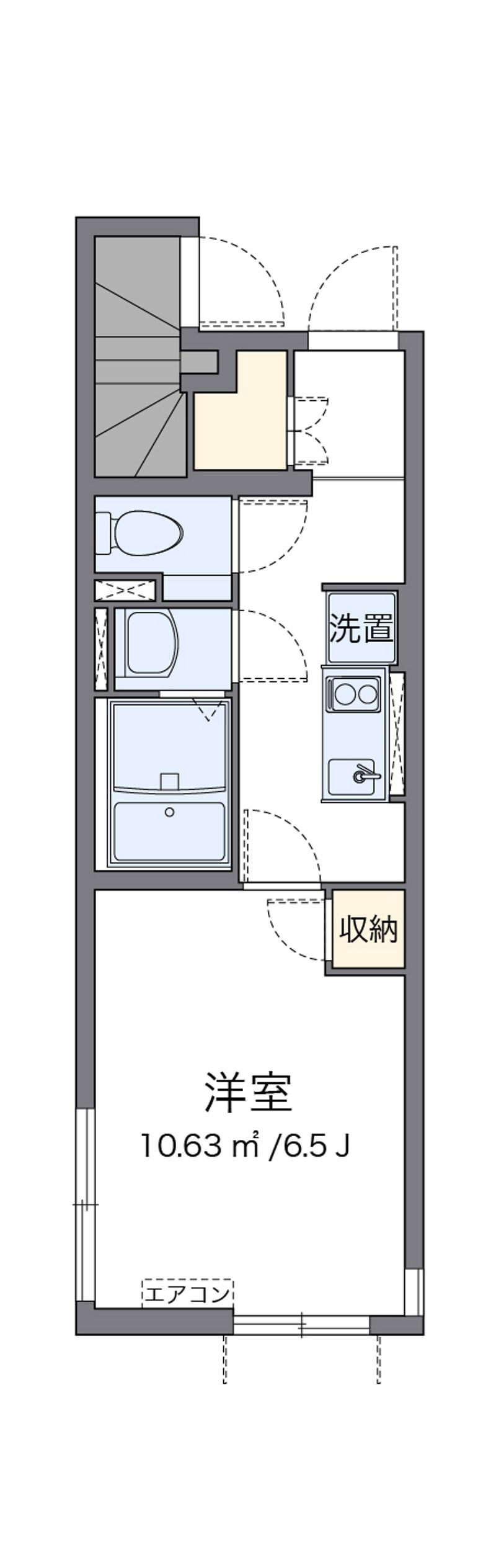 クレイノ５＆５　Ⅲ 間取図