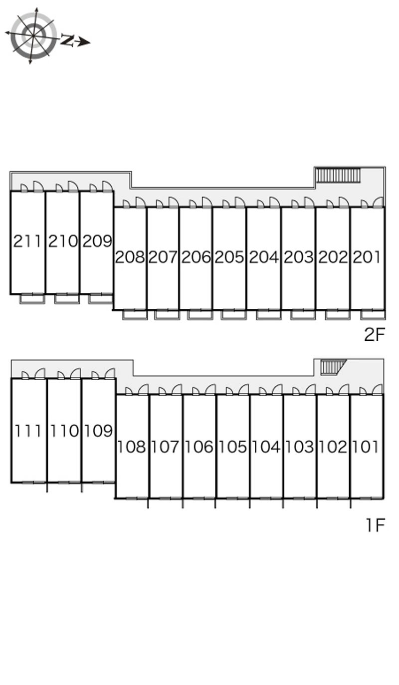 レオパレスＳｉｒ　Ｈｏｕｓｅ 間取配置図