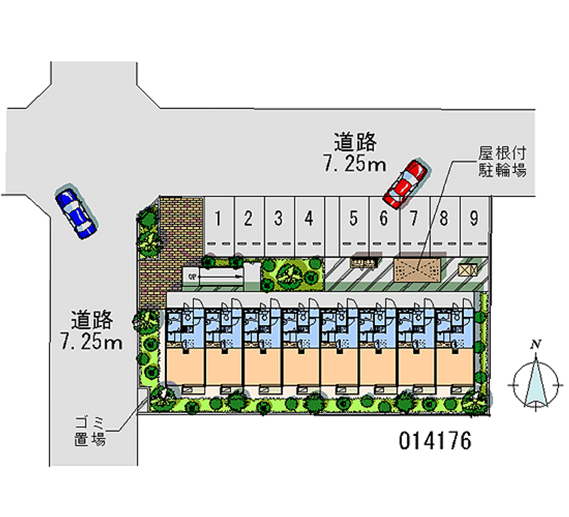 レオパレスミレニアムＩＮＡＢＡＪＩ 月極駐車場