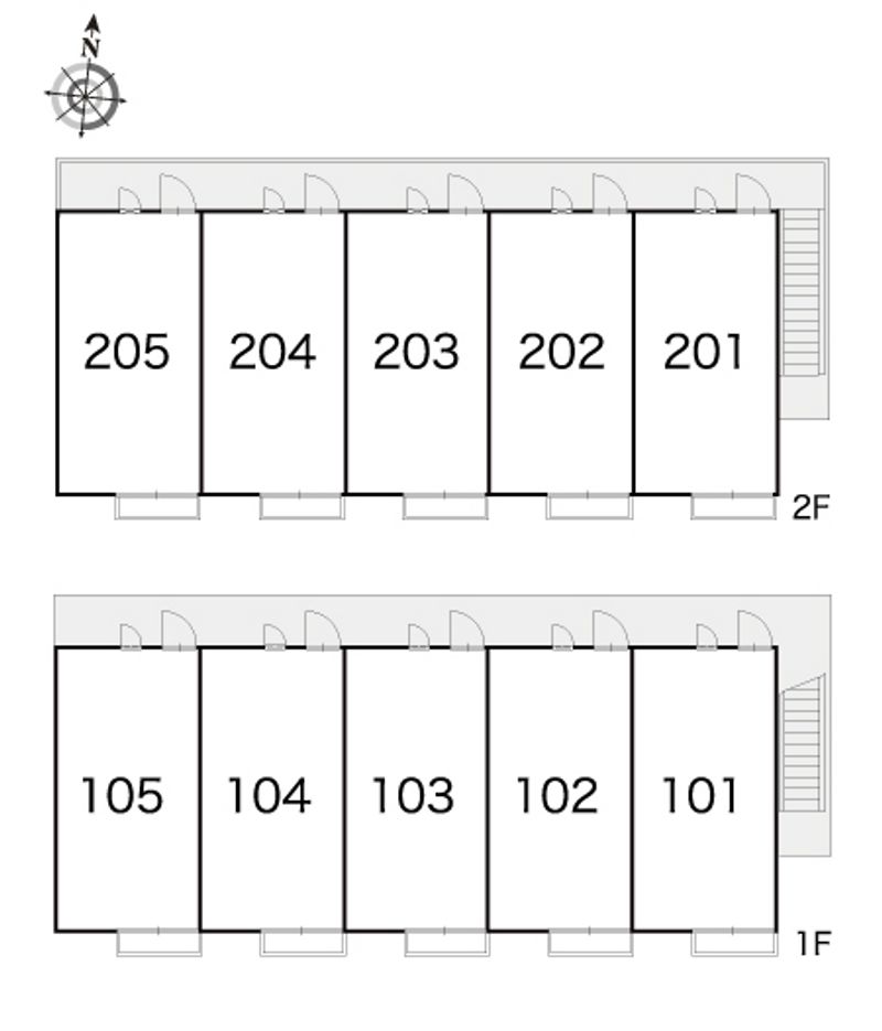 leopalace Takasu 평면 배치도
