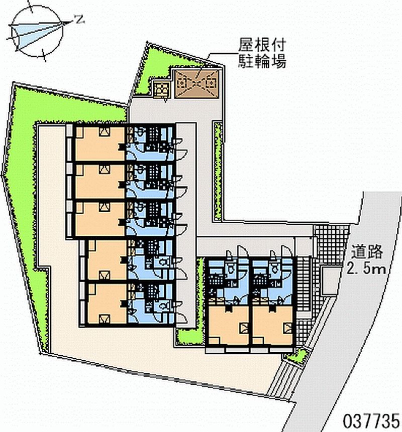 レオパレス戸塚吉田町 区画図