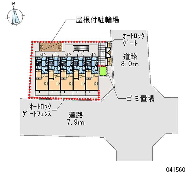レオパレス森ノ宮中央 区画図