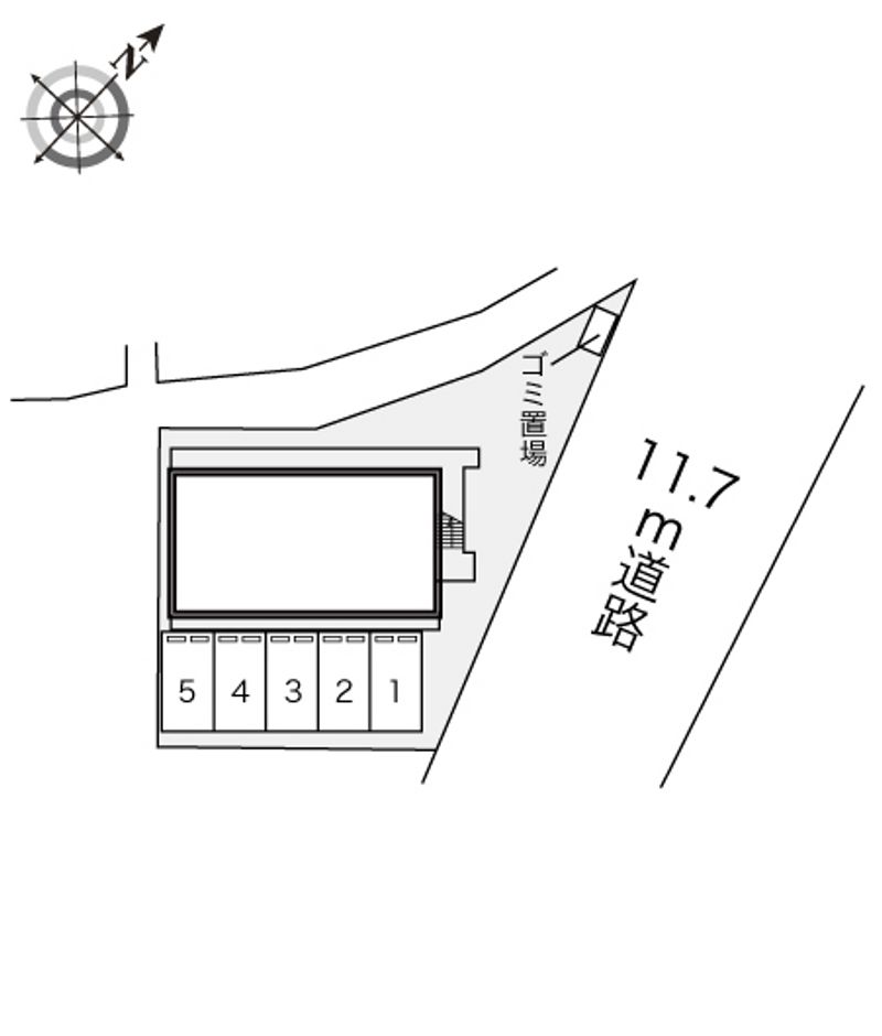レオパレスサントネ 配置図