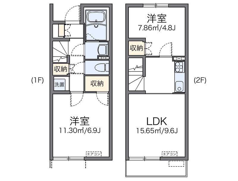 レオネクスト下久保 間取図