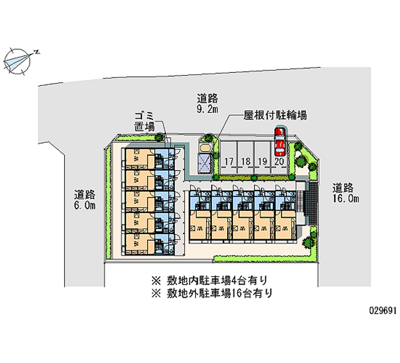 29691 Monthly parking lot