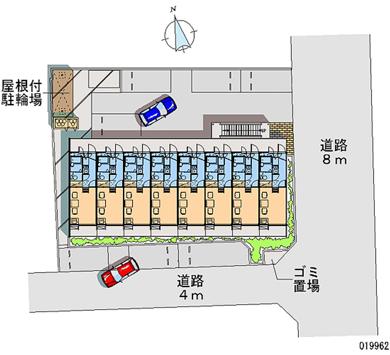 レオパレスＷａｋａｍｉｚｕ　３ 区画図