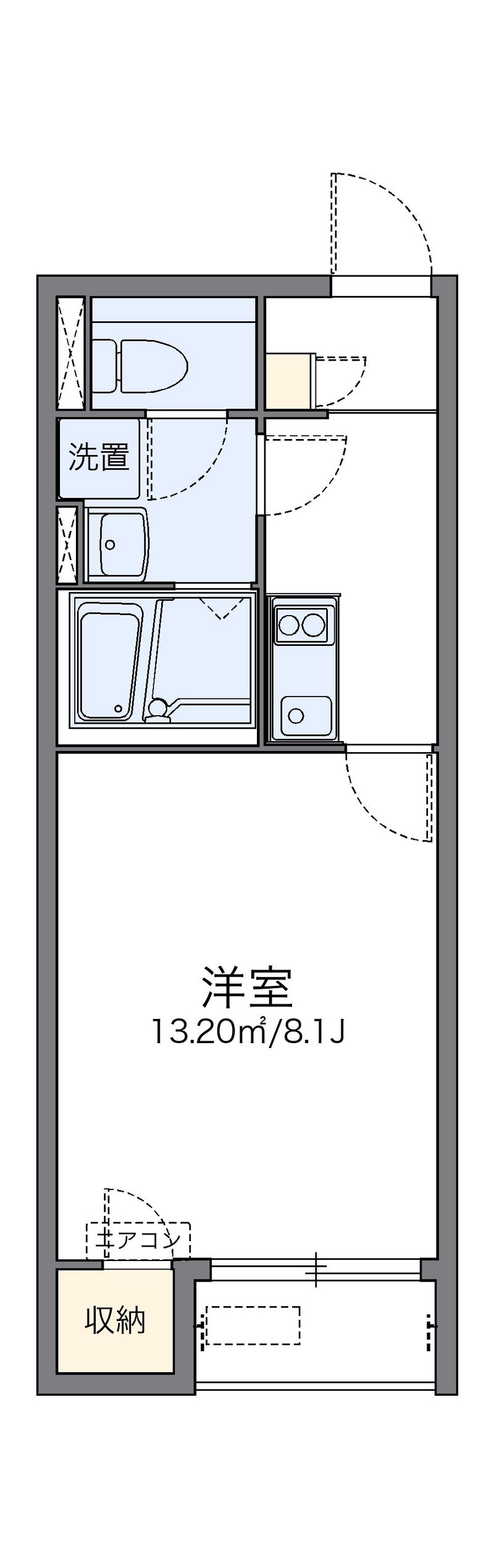 レオネクストシャトー小島町 間取図