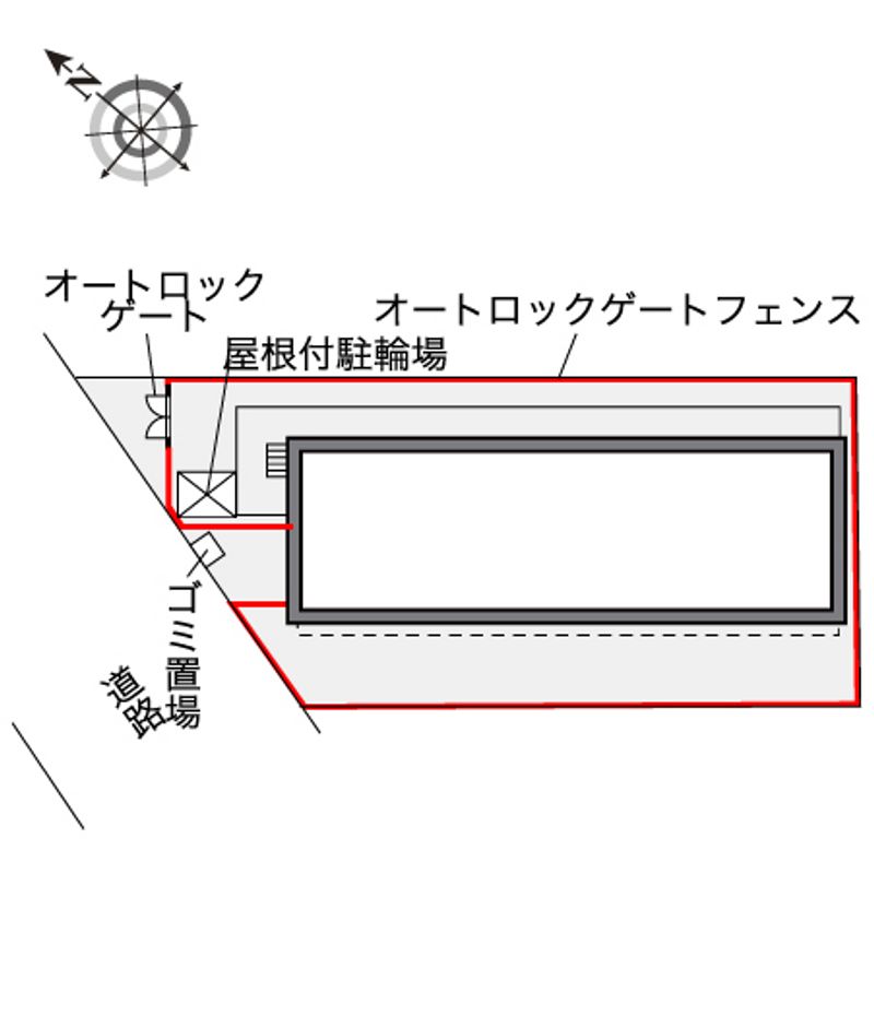 レオパレスアスリートⅡ 配置図