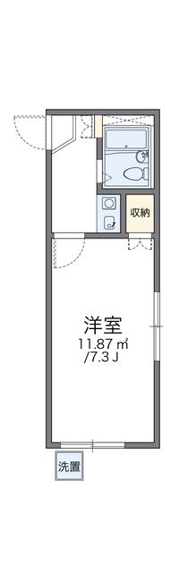 レオパレス姫路第３ 間取り図