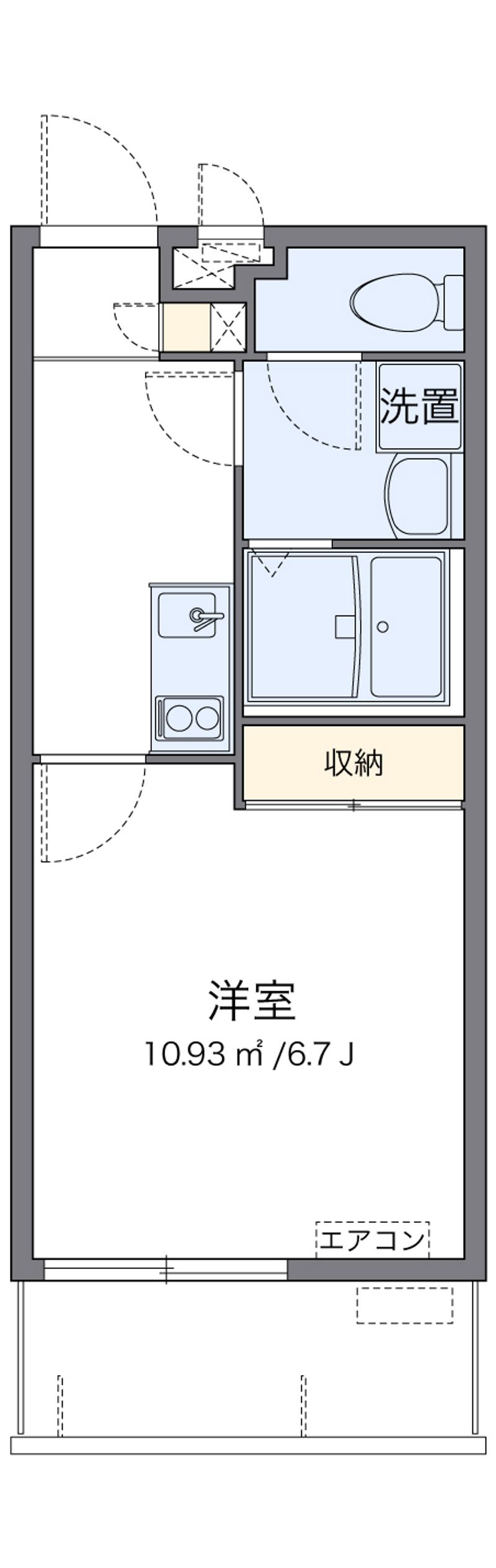 クレイノしまだばる 間取図