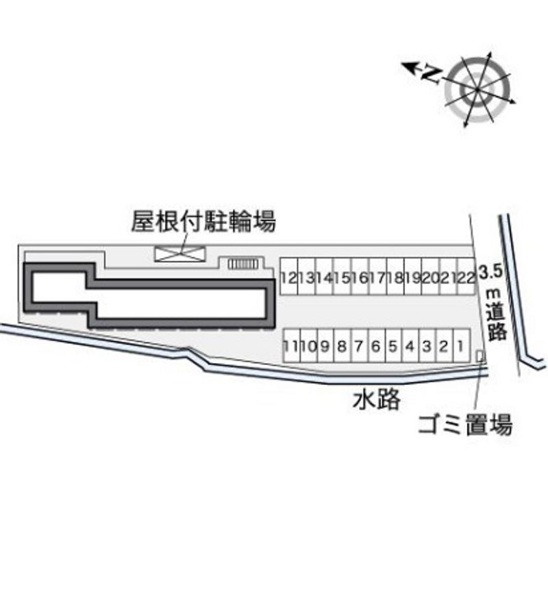 レオパレス瀬戸西 駐車場