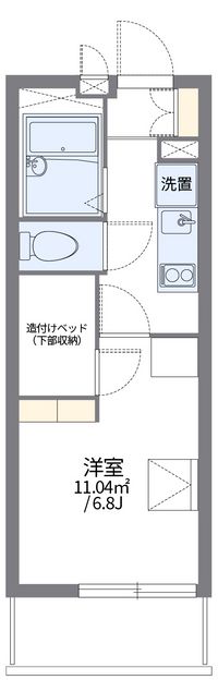 レオパレスサニーハイツ 間取り図