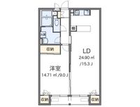 クレイノ松山インターⅤ 間取り図