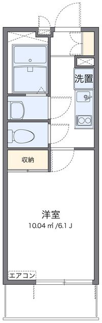 レオパレスワッフル 間取り図