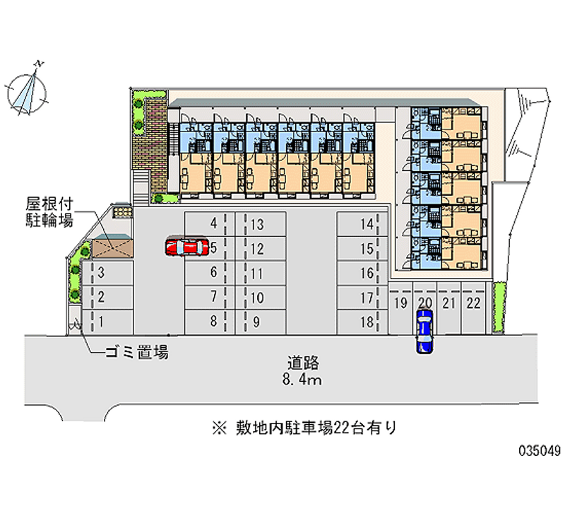 レオパレス福間駅東 月極駐車場