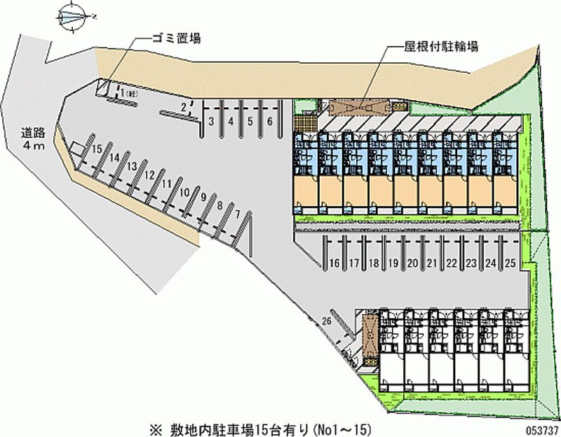 53737 Monthly parking lot