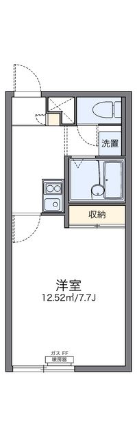 レオパレスアウル 間取り図