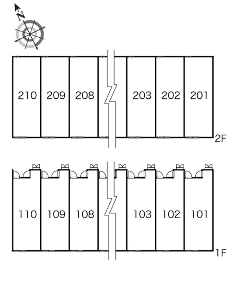 レオパレスＤＡＮ 間取配置図