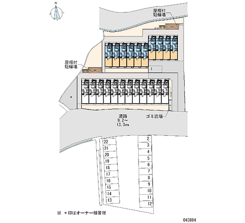 43884 bãi đậu xe hàng tháng