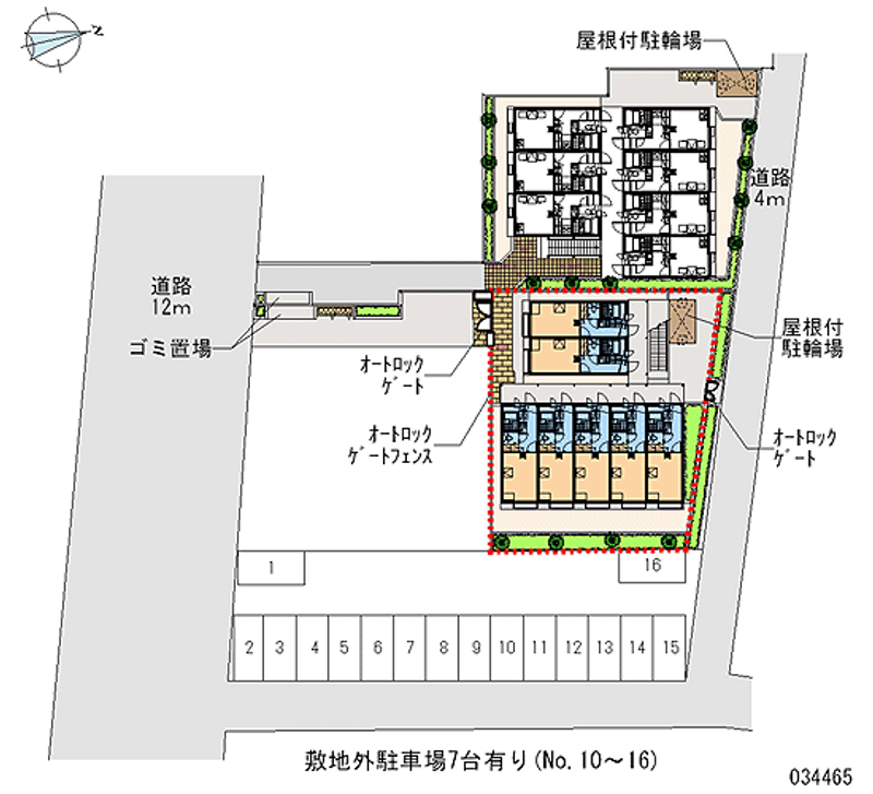 34465 Monthly parking lot