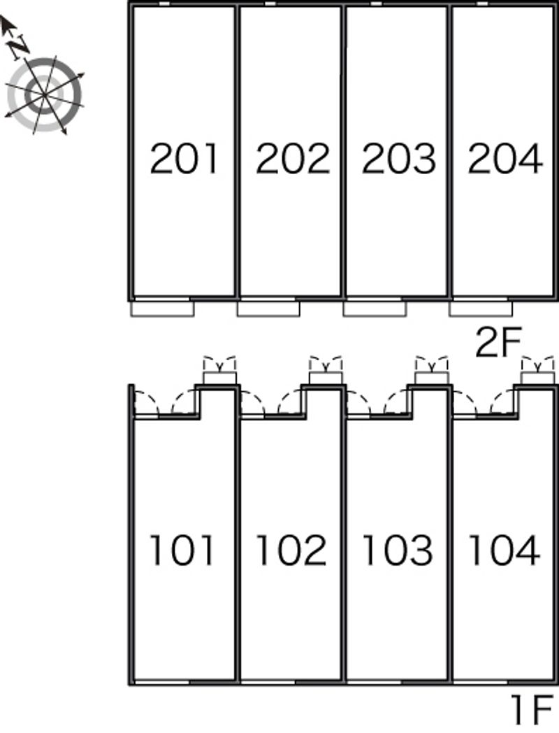 レオネクスト玉手Ⅱ 間取り配置図