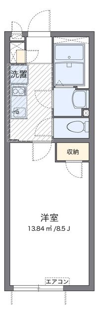 クレイノＰＯＣＫＥＴ　ＰＡＲＫ 間取り図